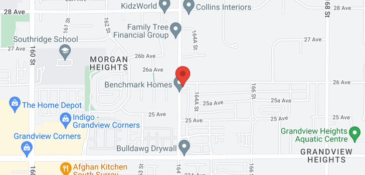 map of 2578 164TH STREET